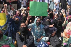 PSC Holds Rally Against Harassment After Lahore Protest Clashes