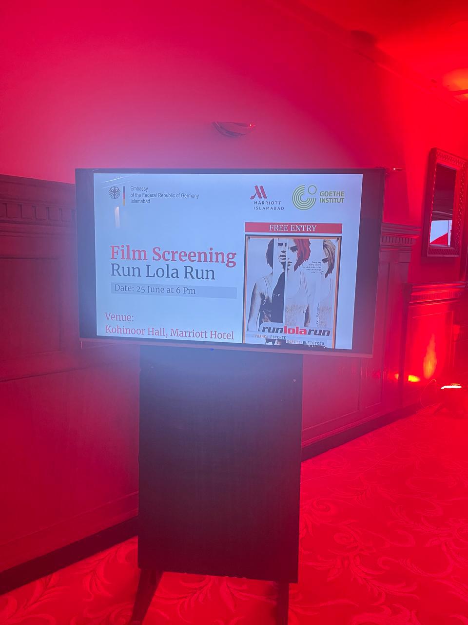 German Embassy in Islamabad Hosts Screening of German Movie